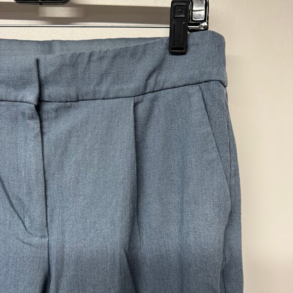 Express Womens Stylist Ankle Super High Rise Light Blue Trouser Pants Size 12L - Picture 4 of 13